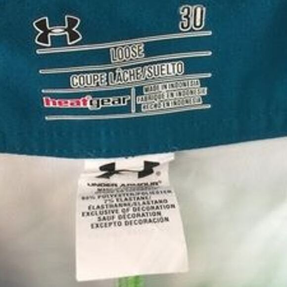 Under Armour Mens Loose Reblek Striped Boardshorts size  30 - Picture 4 of 5